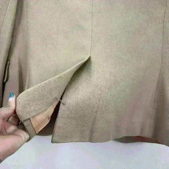 Vintage Evan Picone Blazer Women's Suit Jacket 100% Pure Wool 1 Button  WC1 - Picture 10 of 11
